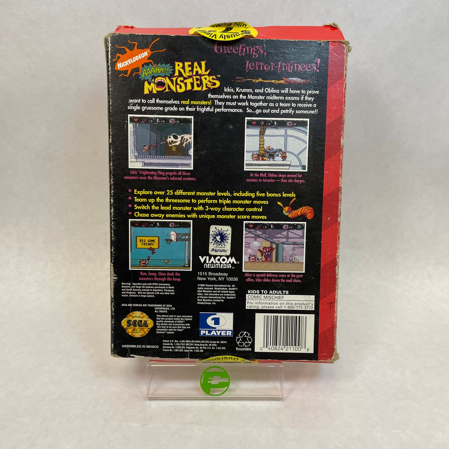 AAAHH!!! Real Monsters (Sega Genesis, 1995)