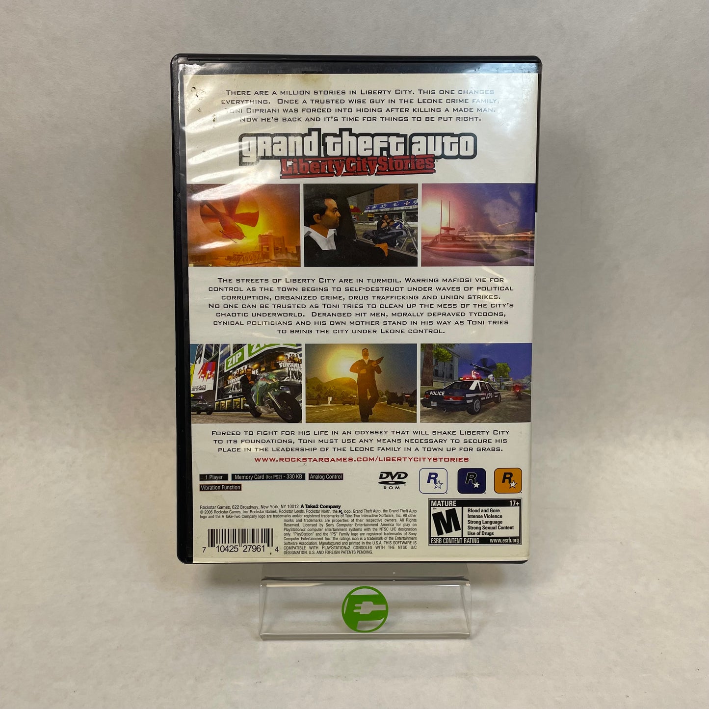 Grand Theft Auto Liberty City Stories (Sony PlayStation 2 PS2, 2005)