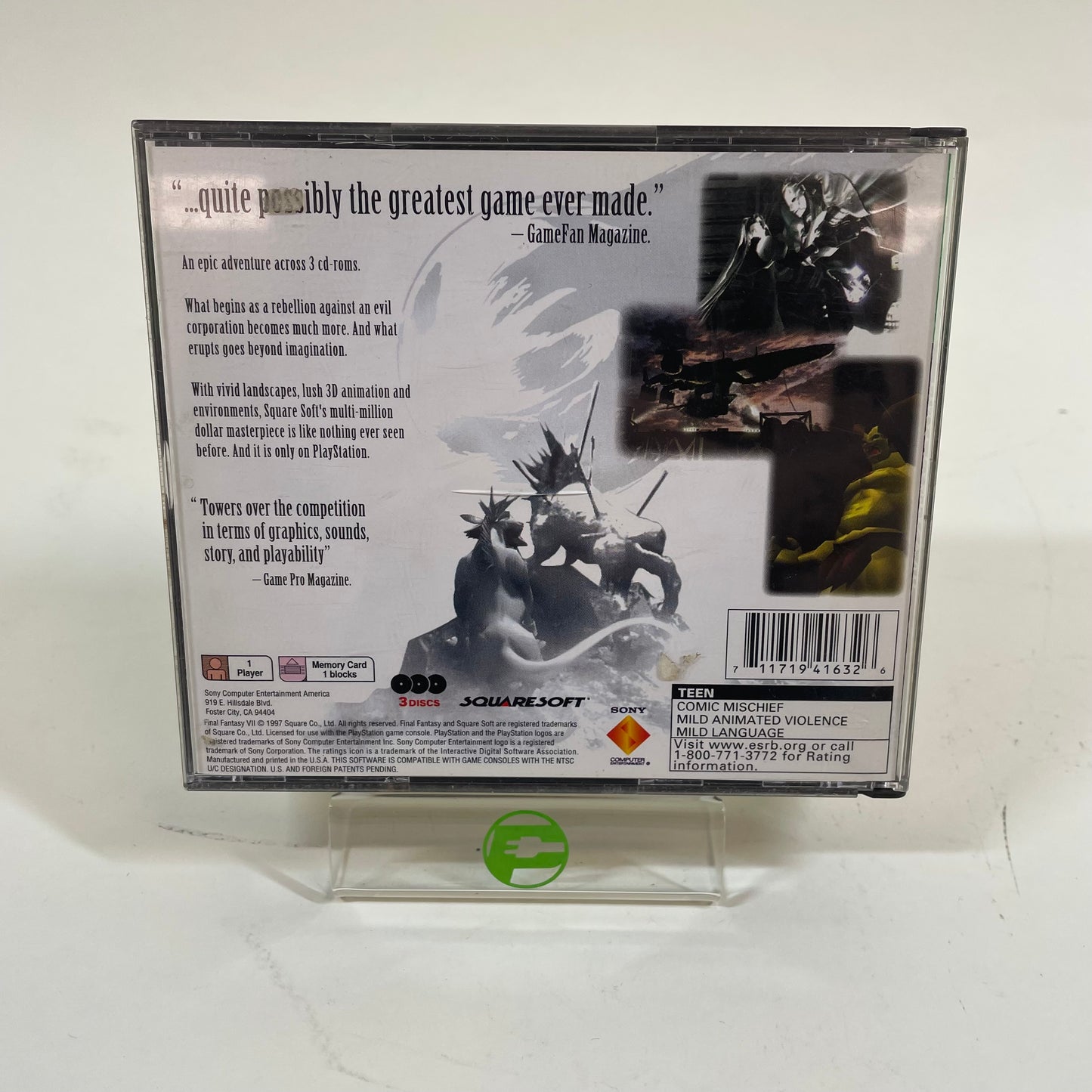 Final Fantasy VII (Sony PlayStation 1 PS1, 1997)