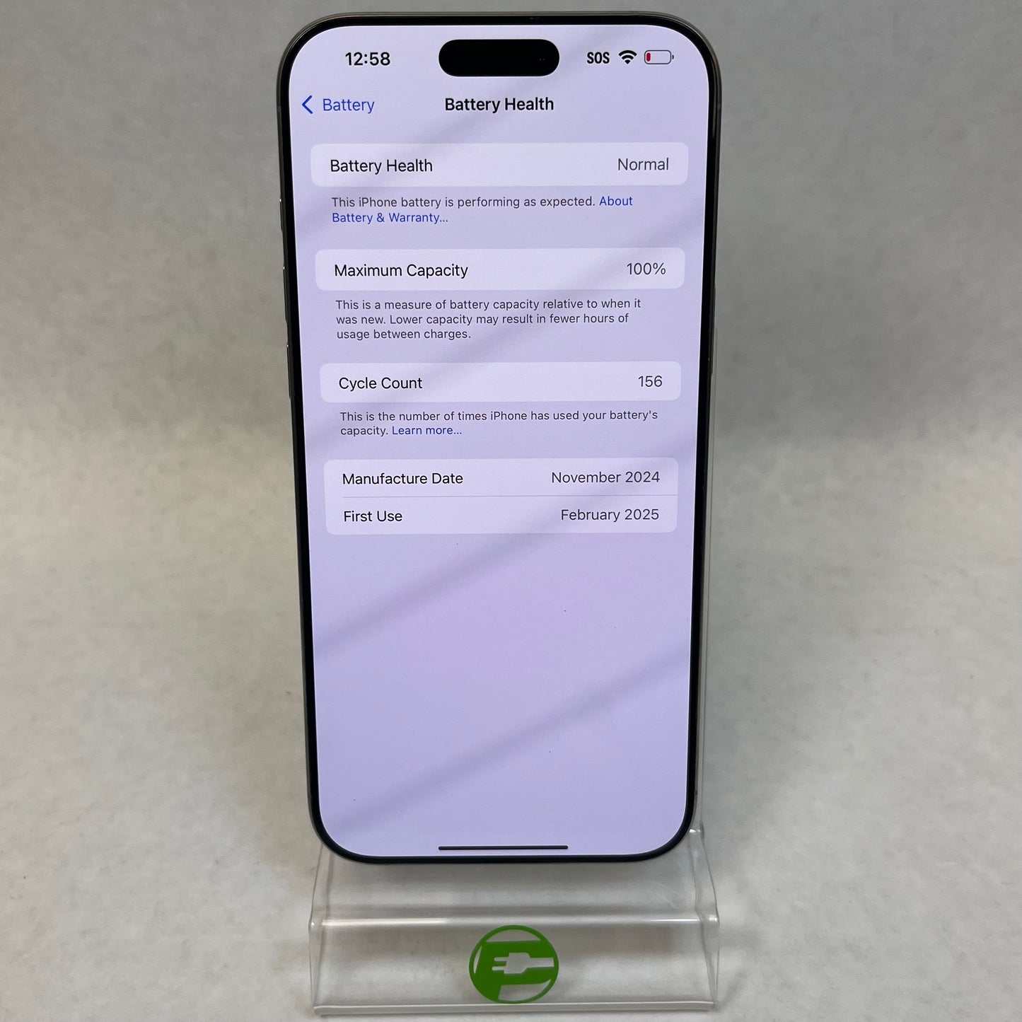 Unlocked Apple iPhone 16 Pro Max 256GB White Titanium MYW63LL/A