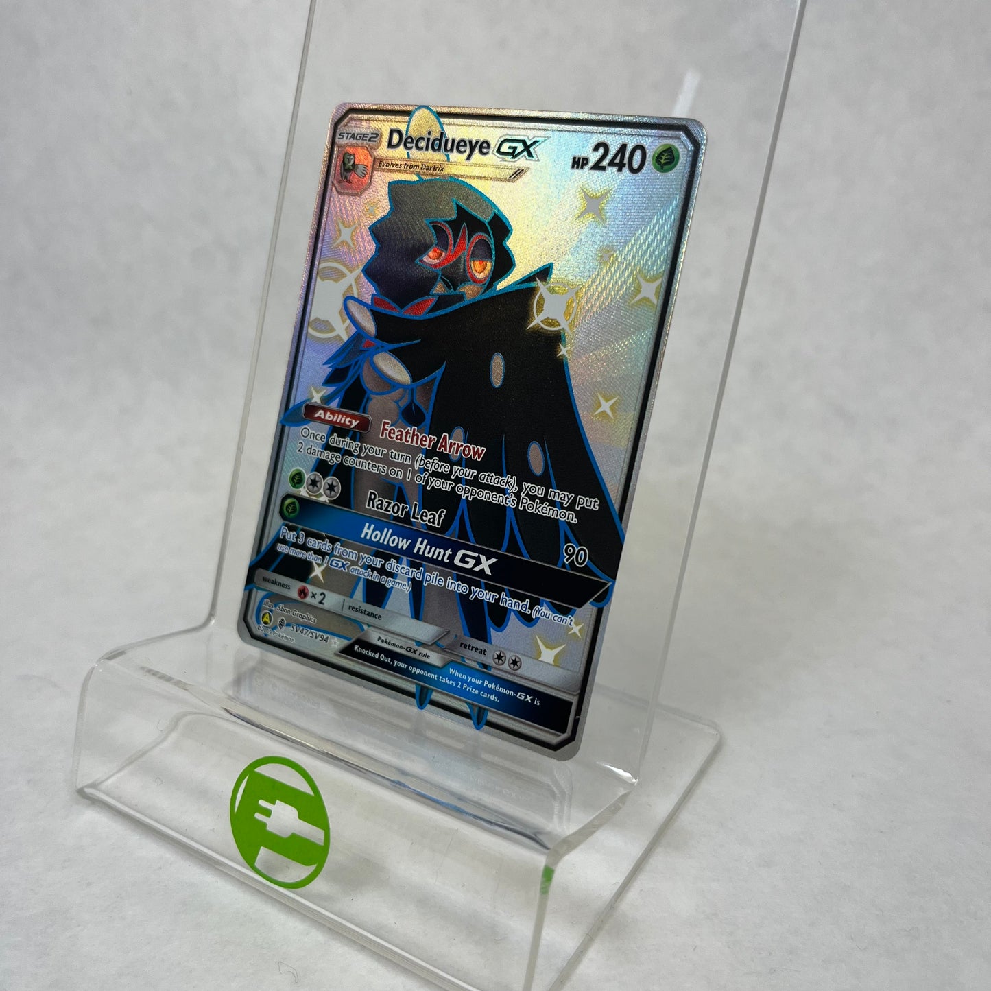 Pokémon TCG Decidueye GX sv47/sv94 Ultra Rare English