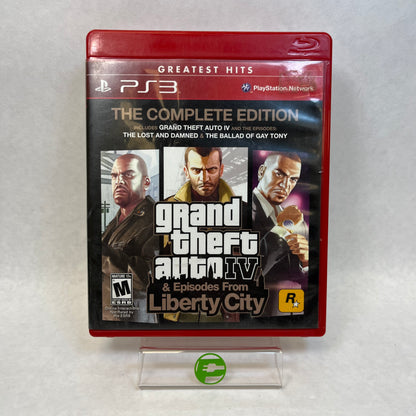 Grand Theft Auto IV The Complete Edition (Sony PlayStation 3 PS3, 2010)