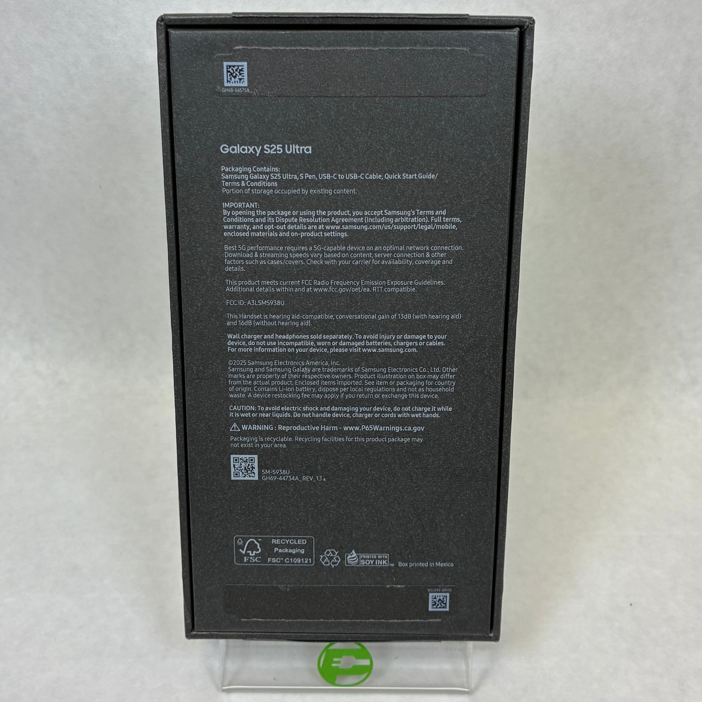 Unlocked Samsung Galaxy S25 Ultra 12GB RAM 256GB SM-S938U Black