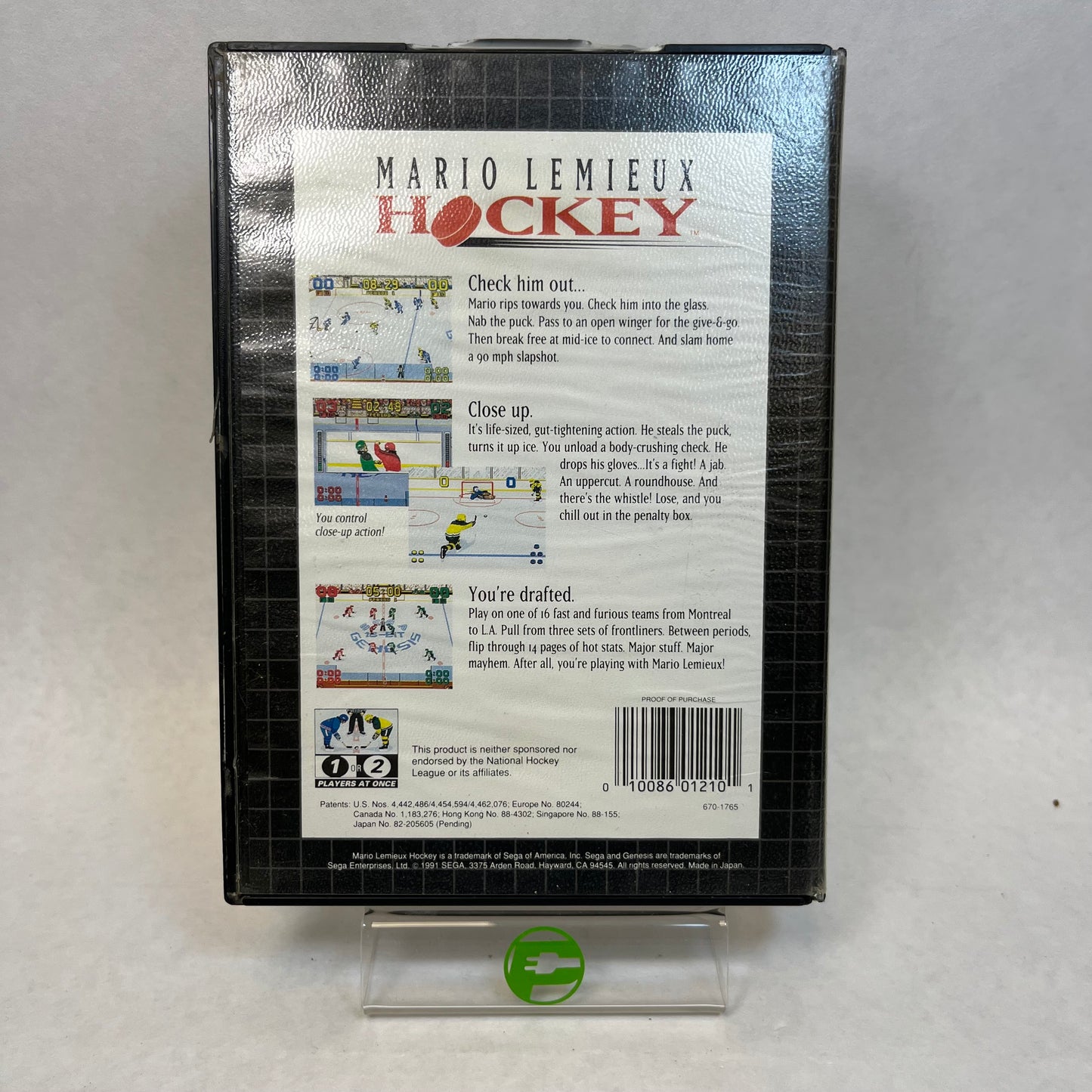 Mario Lemieux Hockey (Sega Genesis, 1991)