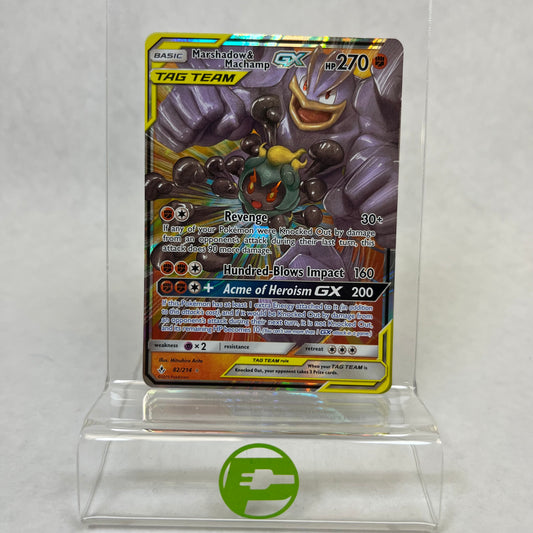 Pokémon TCG Marshadow & Machamp GX 82/214 English