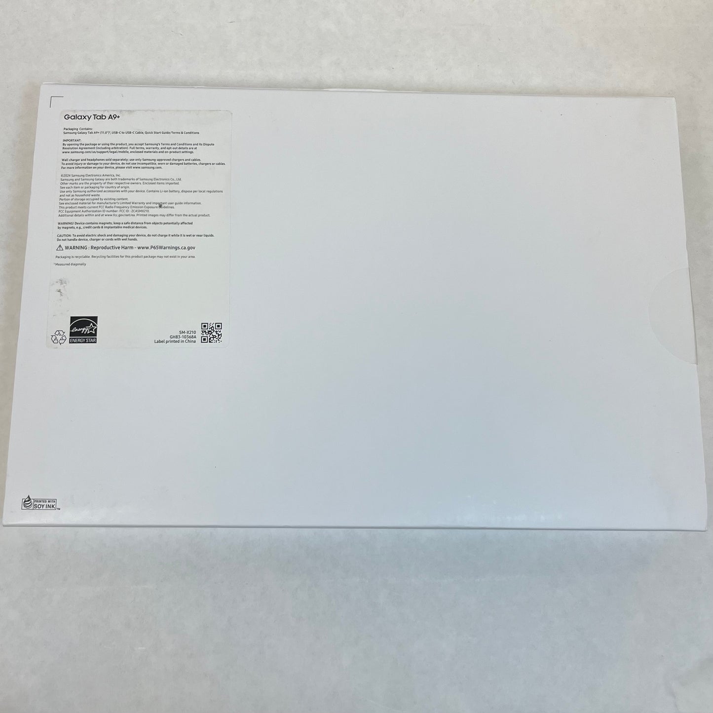 New WiFi Only Samsung Galaxy Tab A9+ 11.0" 128GB Gray SM-X210