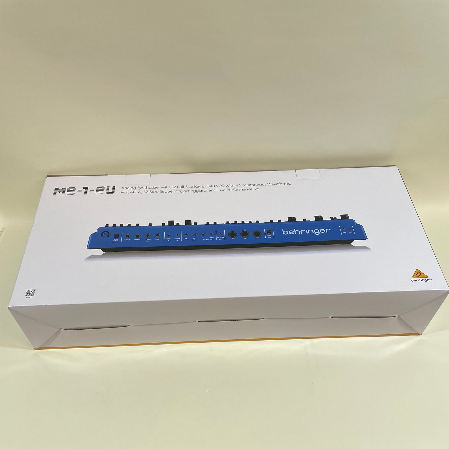 New Behringer MS-1-BU Analog Synthesizer w/ 32 Full-Size Keys 4033653031479 Blue