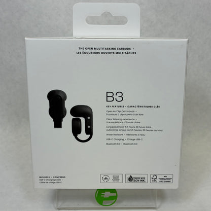 New Sudio B3 Wireless Bluetooth Earbuds Black B3BLK