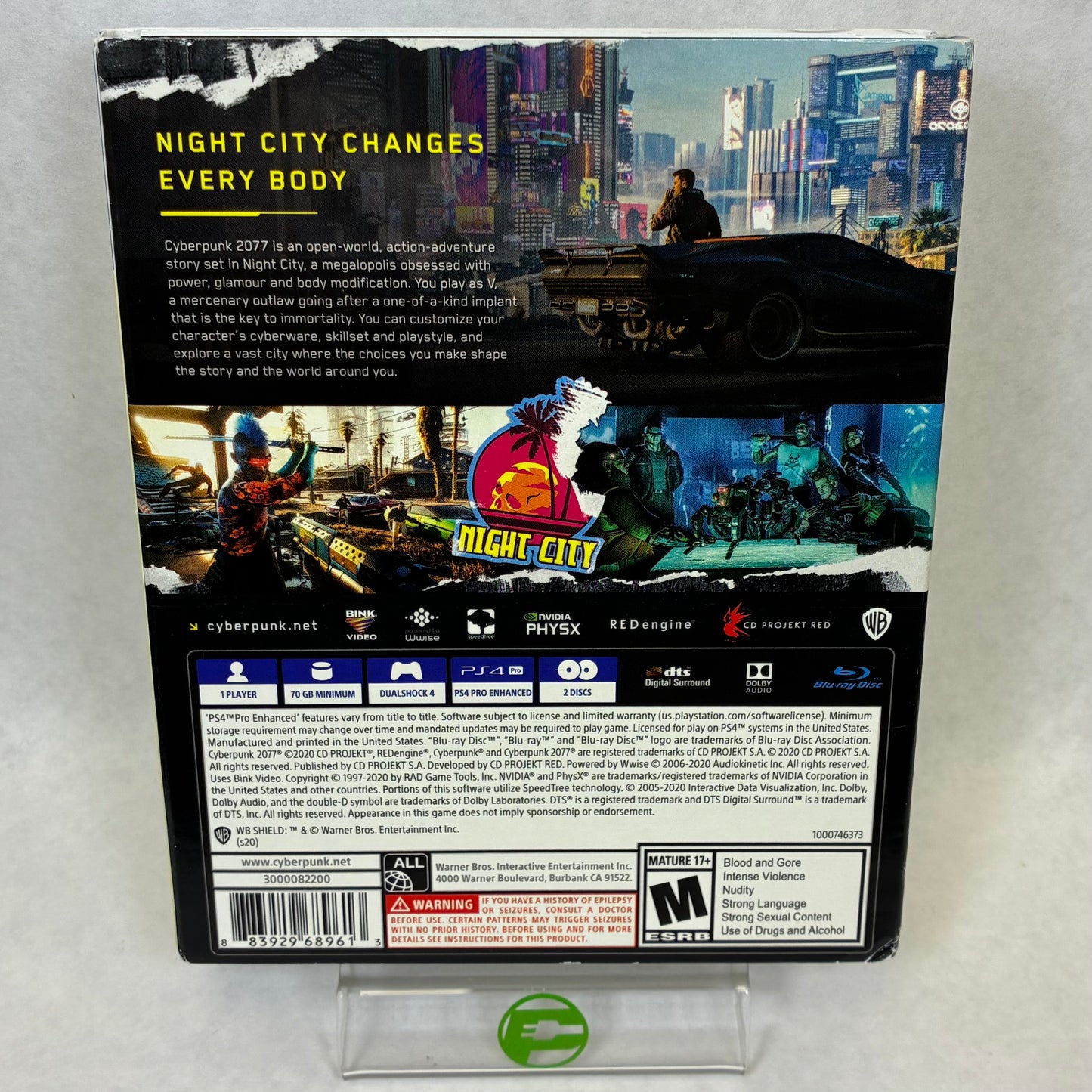 Cyberpunk 2077 [With Extras] (Playstation 4, 2020)