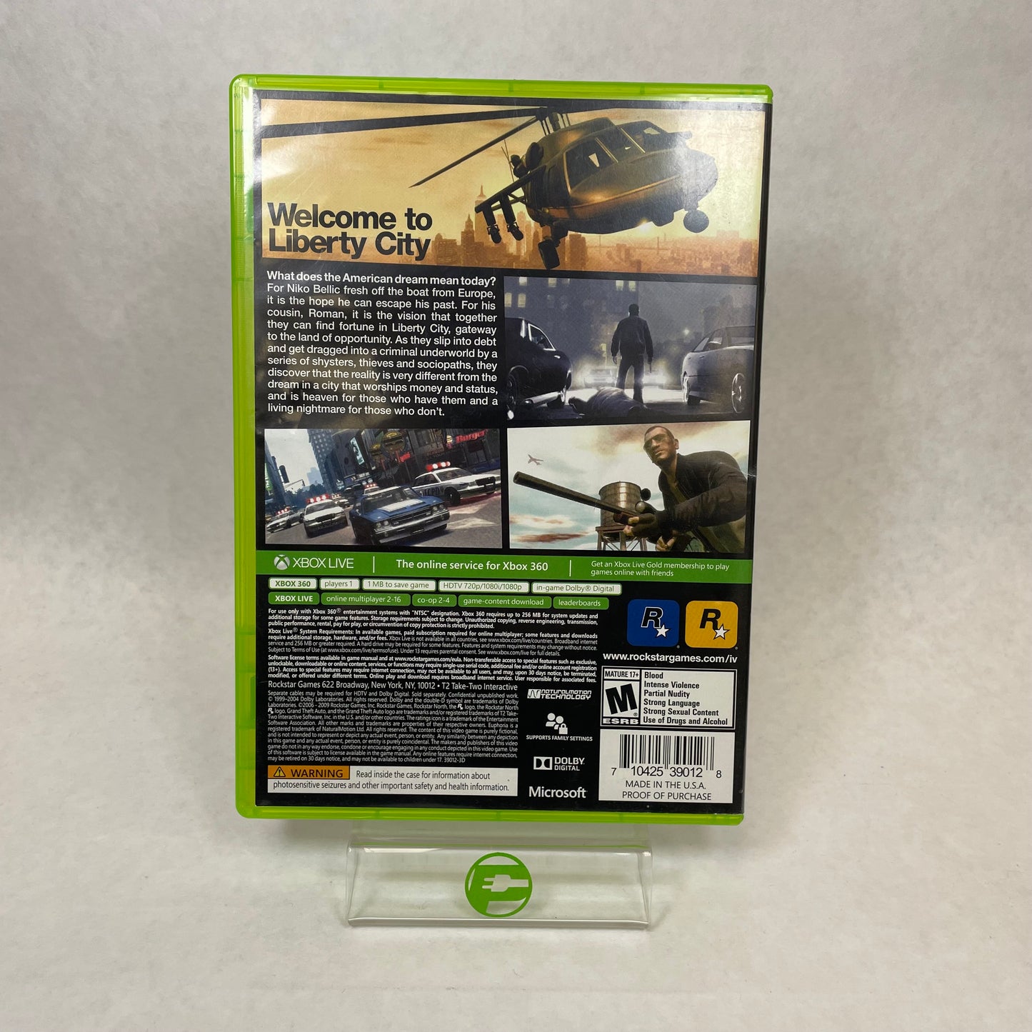 Grand Theft Auto IV (Microsoft Xbox 360, 2008)