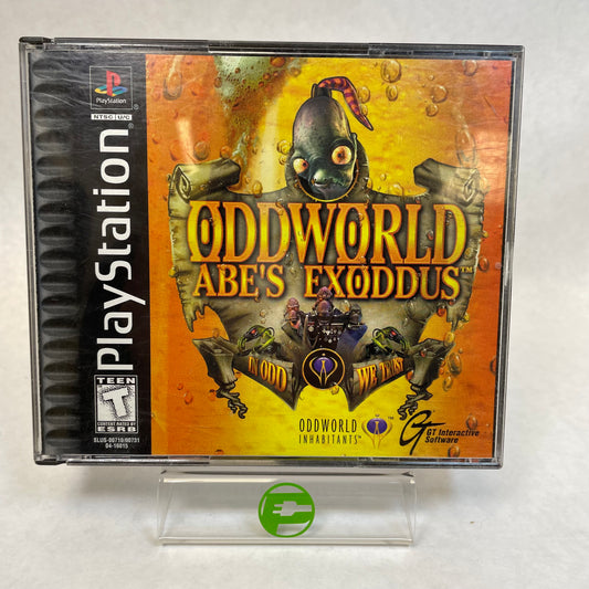 Oddworld Abe's Exoddus (Sony PlayStation 1 PS1, 1998)