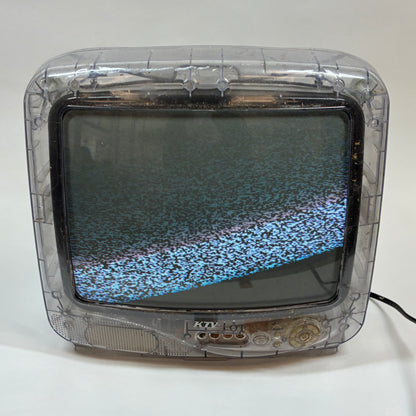 KTV 13" 13CLR-VR Transparent Prison Analog CRT 480p 13 Inch Color TV RARE