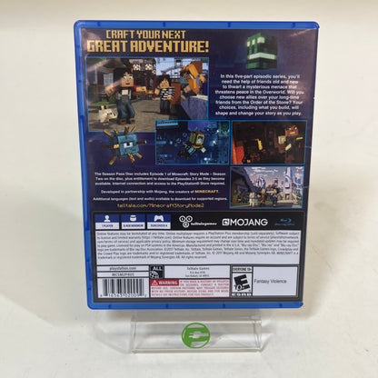 Minecraft Story Mode Season 2 Telltale Series (Sony PlayStation 4 PS4, 2017)