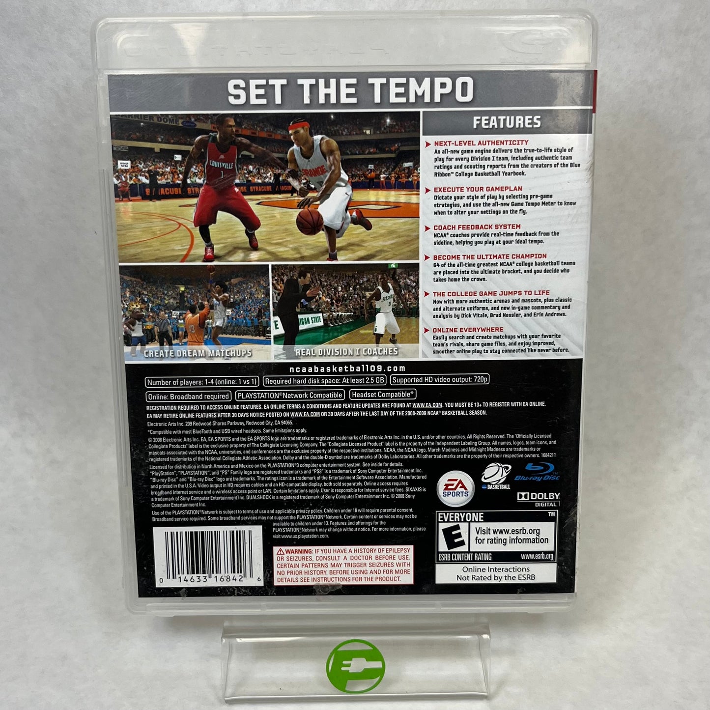 NCAA Basketball 09 (Playstation 3, 2008)