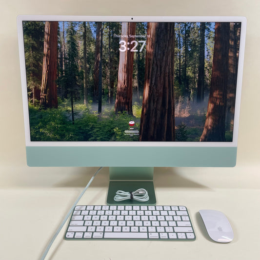 2021 Apple iMac 24" M1 3.2GHz 8GB RAM 256GB SSD Blue/Green MJV83LL/A