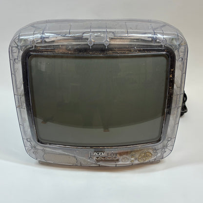 KTV 13" 13CLR-VR Transparent Prison Analog CRT 480p 13 Inch Color TV RARE