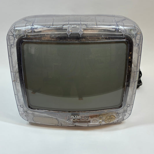 KTV 13" 13CLR-VR Transparent Prison Analog CRT 480p 13 Inch Color TV RARE