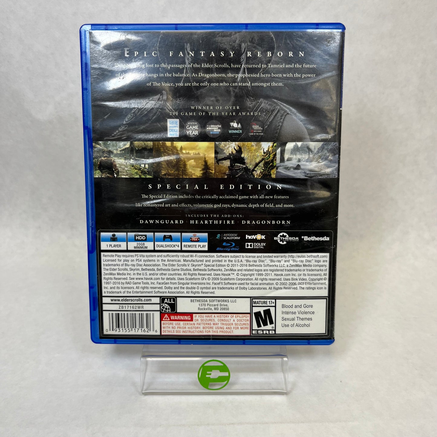 The Elder Scrolls V Skyrim Special Edition (Sony PlayStation 4 PS4, 2016)