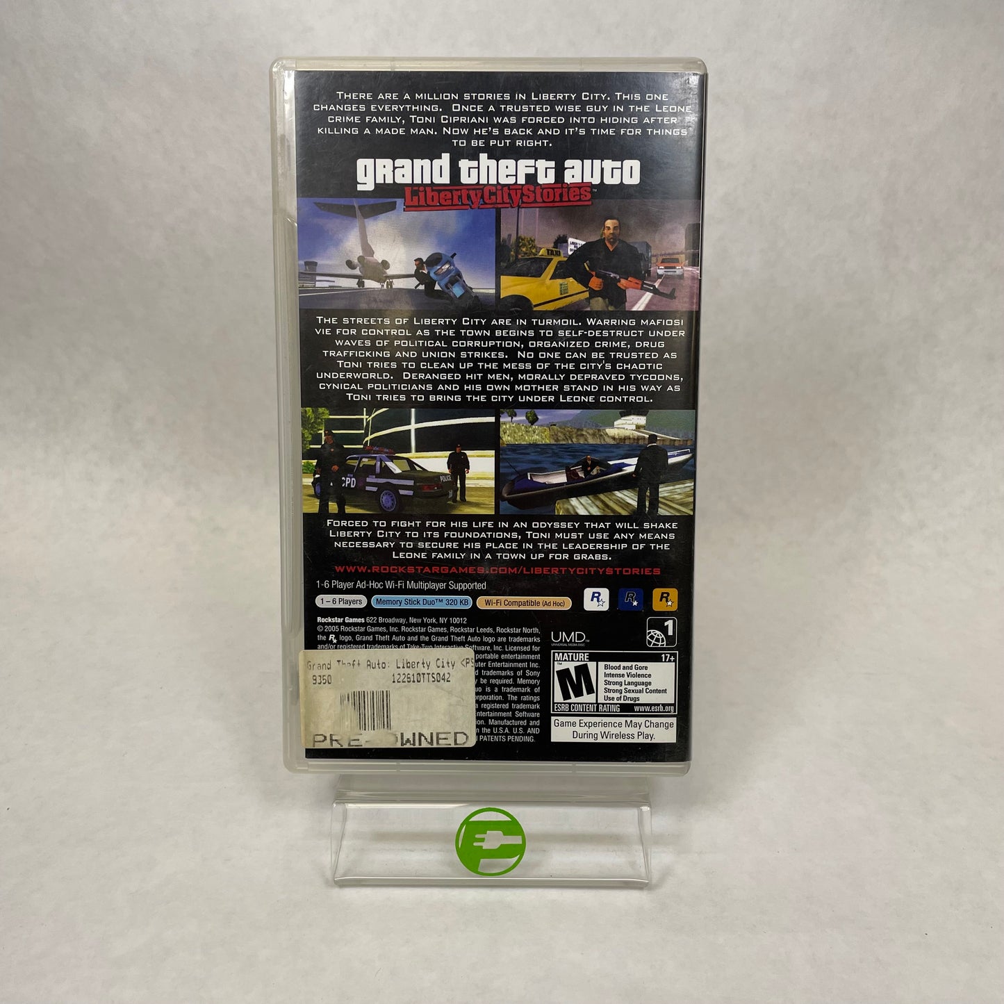 Grand Theft Auto Liberty City Stories (Sony PlayStation Portable PSP, 2005)