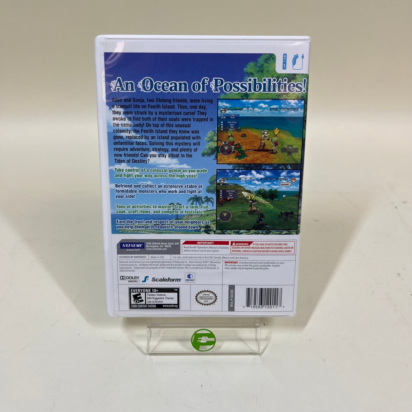 Rune Factory Tides of Destiny (Nintendo Wii, 2011)