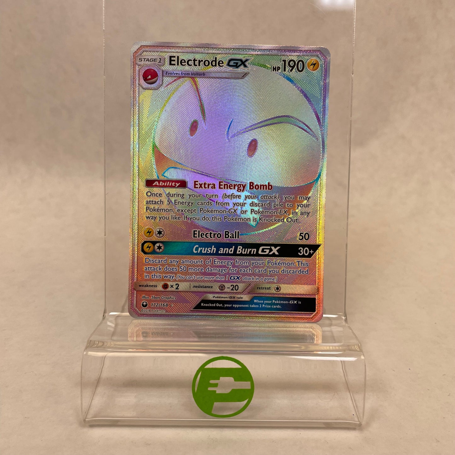 Pokémon TCG Celestial Storm Electrode G 172/168 English