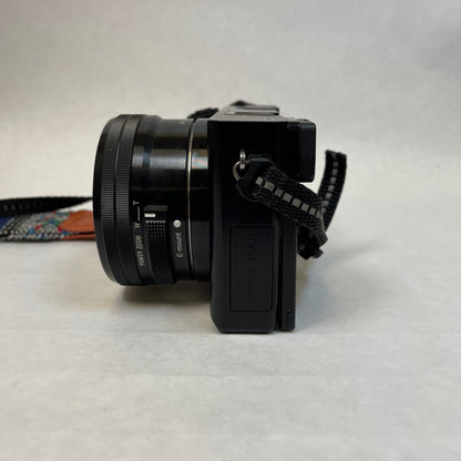 Sony Alpha A6000 24.3MP Digital SLR DSLR Camera ?963 Shutter Count w/ Lens