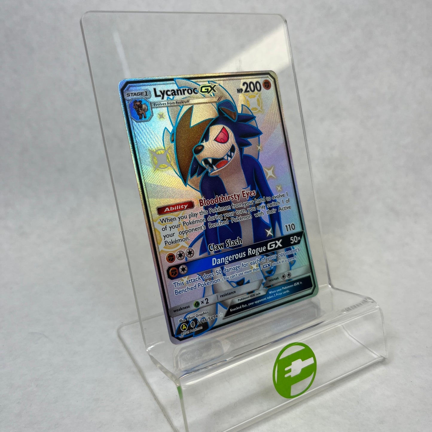 Pokémon TCG Lycanroc GX sv66/sv94 Ultra Rare Holo English
