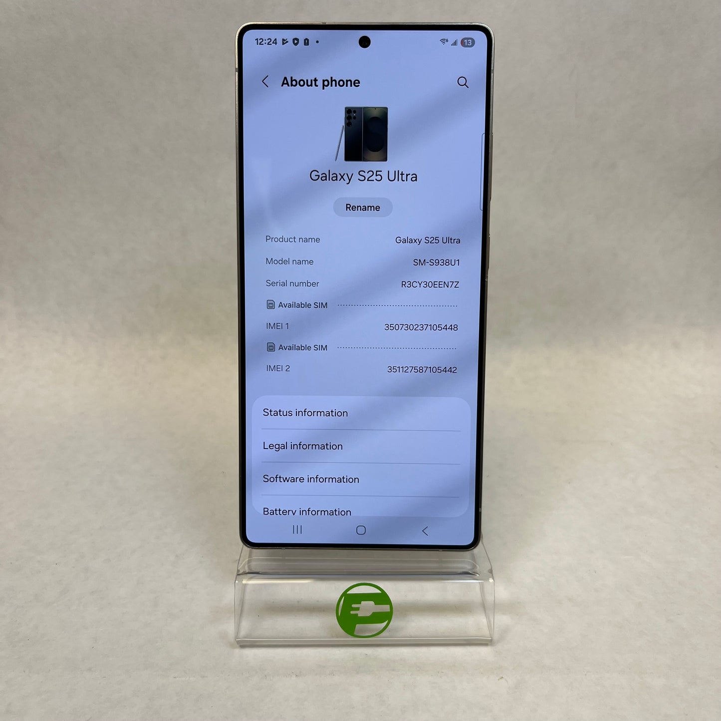 Unlocked Samsung Galaxy S25 Ultra 12GB RAM 256GB SM-S938U1 Titanium Black
