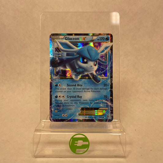 Pokémon TCG Fates Collide Glaceon EX 20/124 English