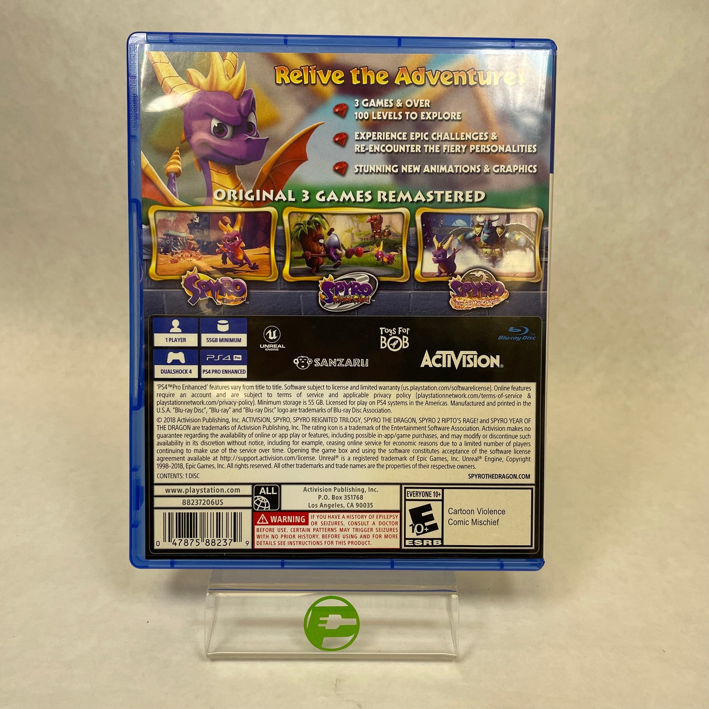Spyro Reignited Trilogy (Playstation 4, 2018)