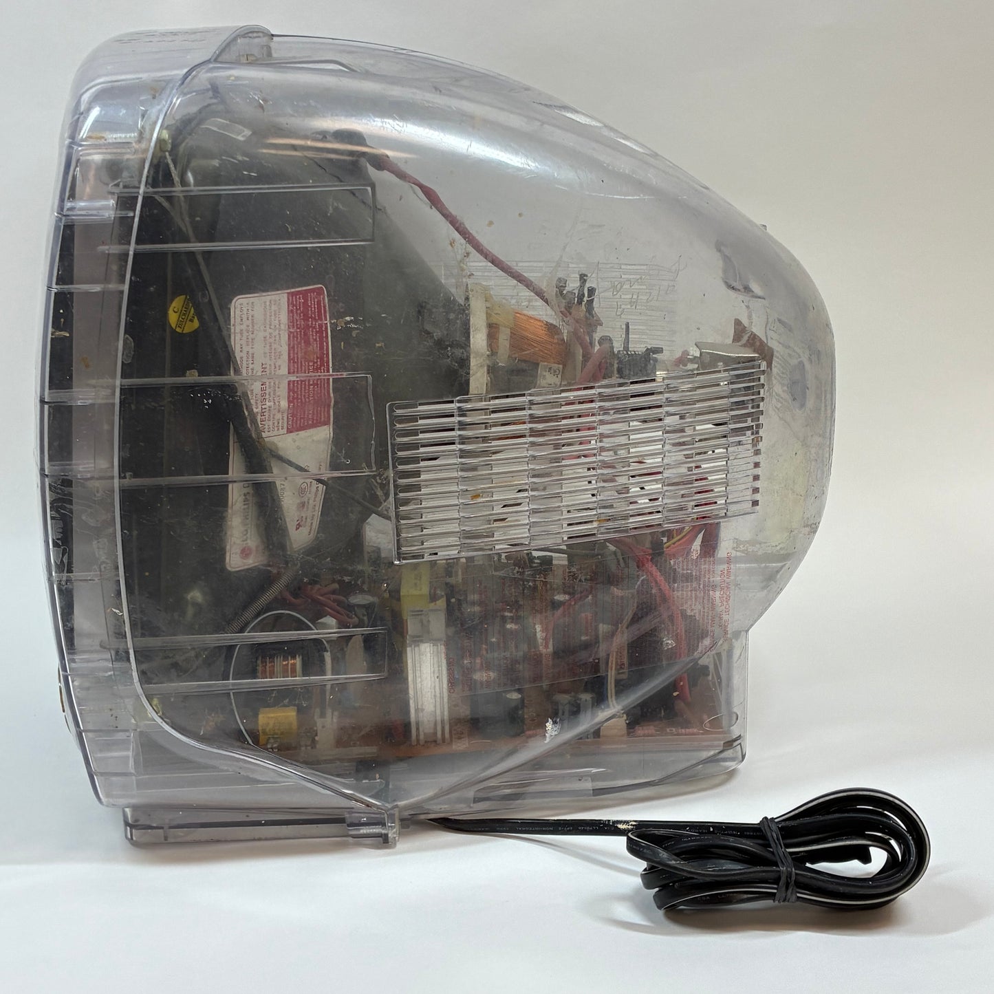 KTV 13" 13CLR-VR Transparent Prison Analog CRT 480p 13 Inch Color TV RARE