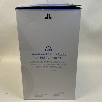 Sony Playstation 5 PS5 PULSE 3D Wireless Headset Gray Camo CFI-ZWH1