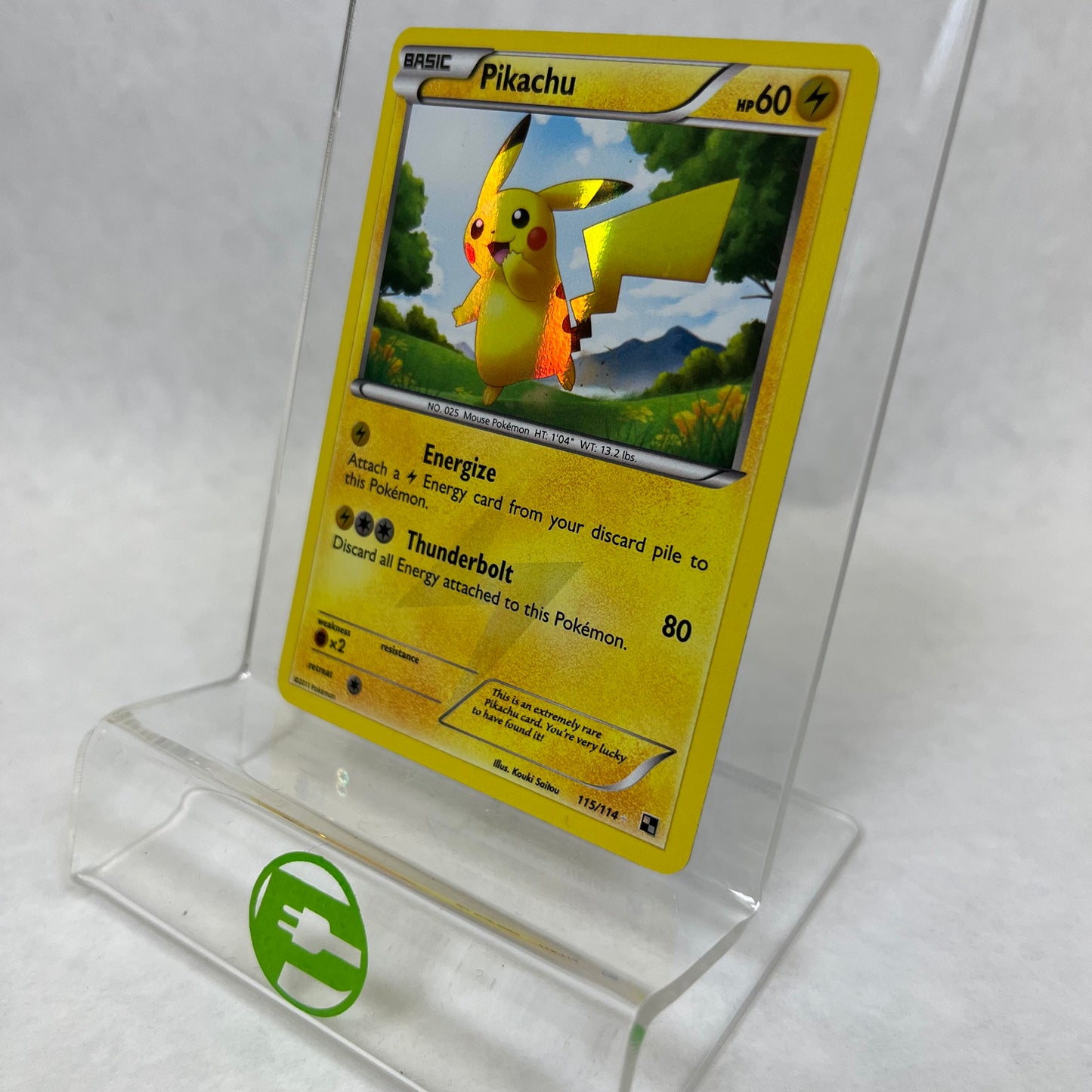 Pokémon TCG Black & White Pikachu 115/114 Holo English