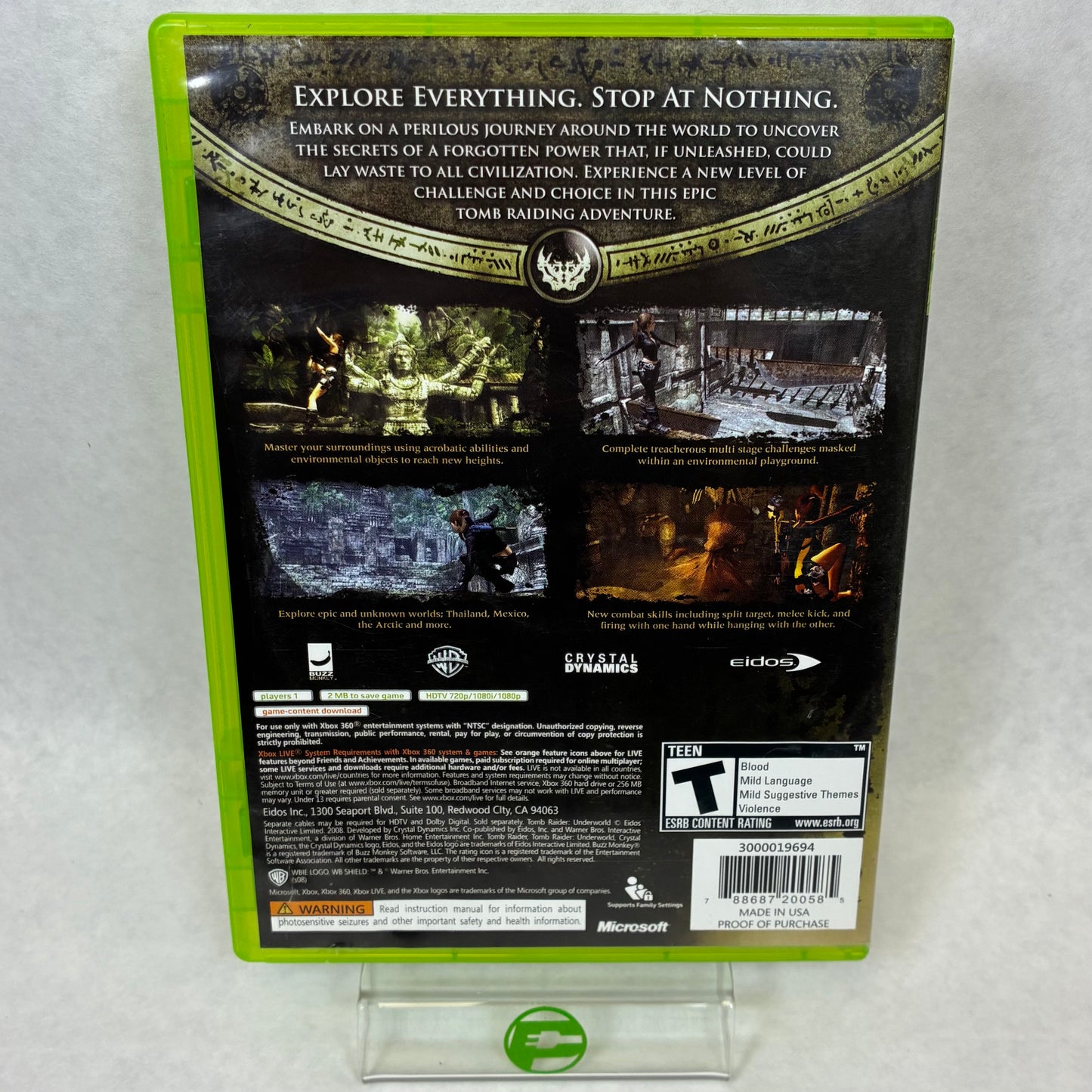 Tomb Raider Underworld (Xbox 360, 2008)