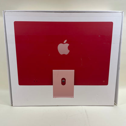 2021 Apple iMac 24" M1 3.2GHz 8GB RAM 256GB SSD Red/Pink MJVA3LL/A