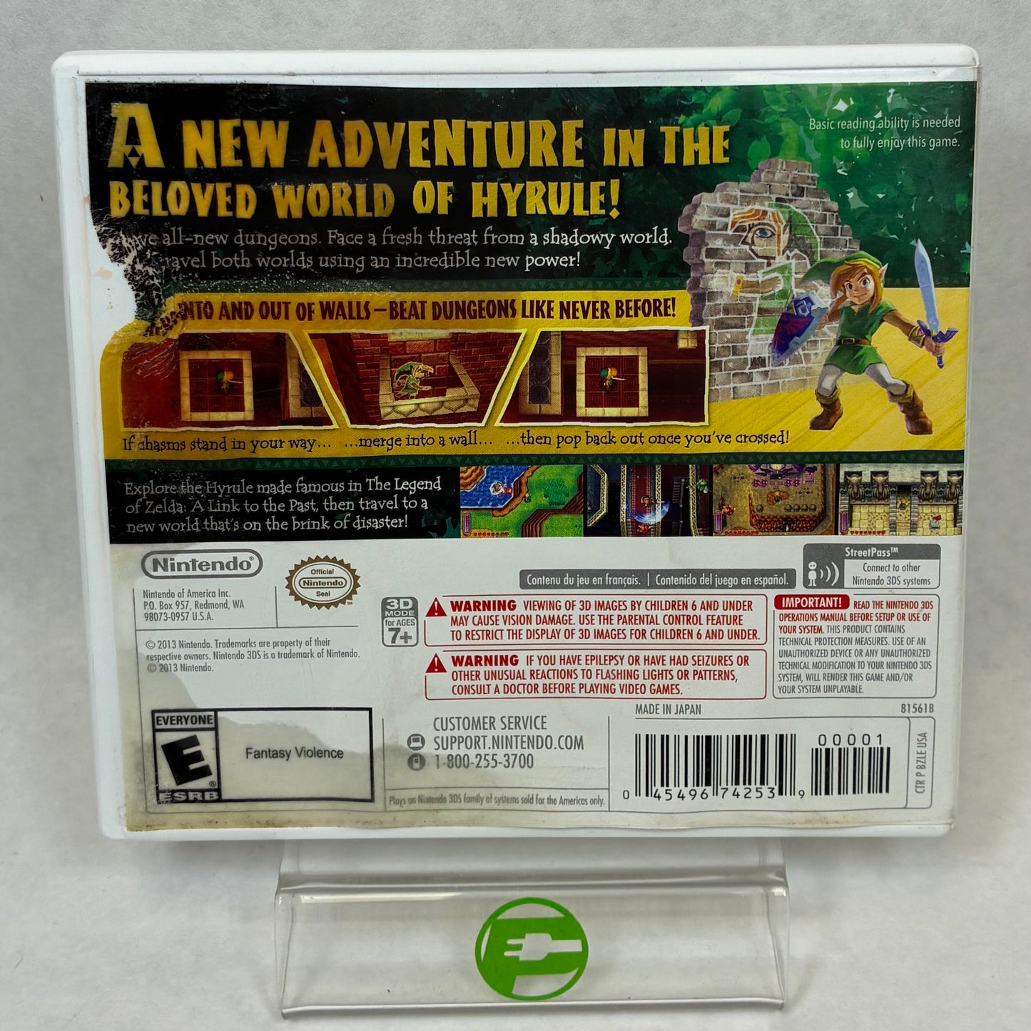 Zelda: A Link Between Worlds (Nintendo 3DS, 2013)