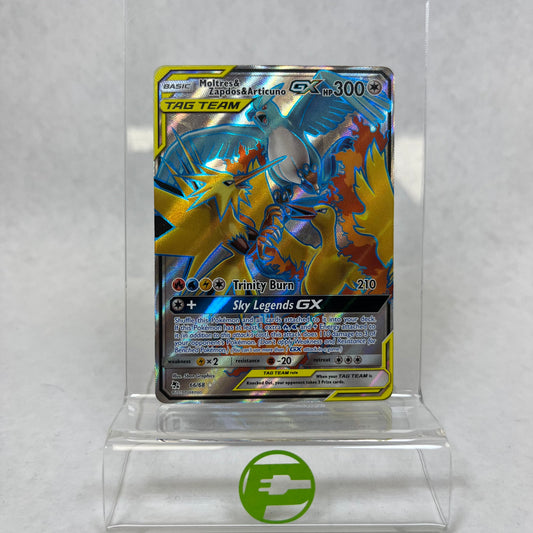 Pokémon TCG Hidden Fates Moltres&Zapdos&Articuno 66/68 Ultra Rare English