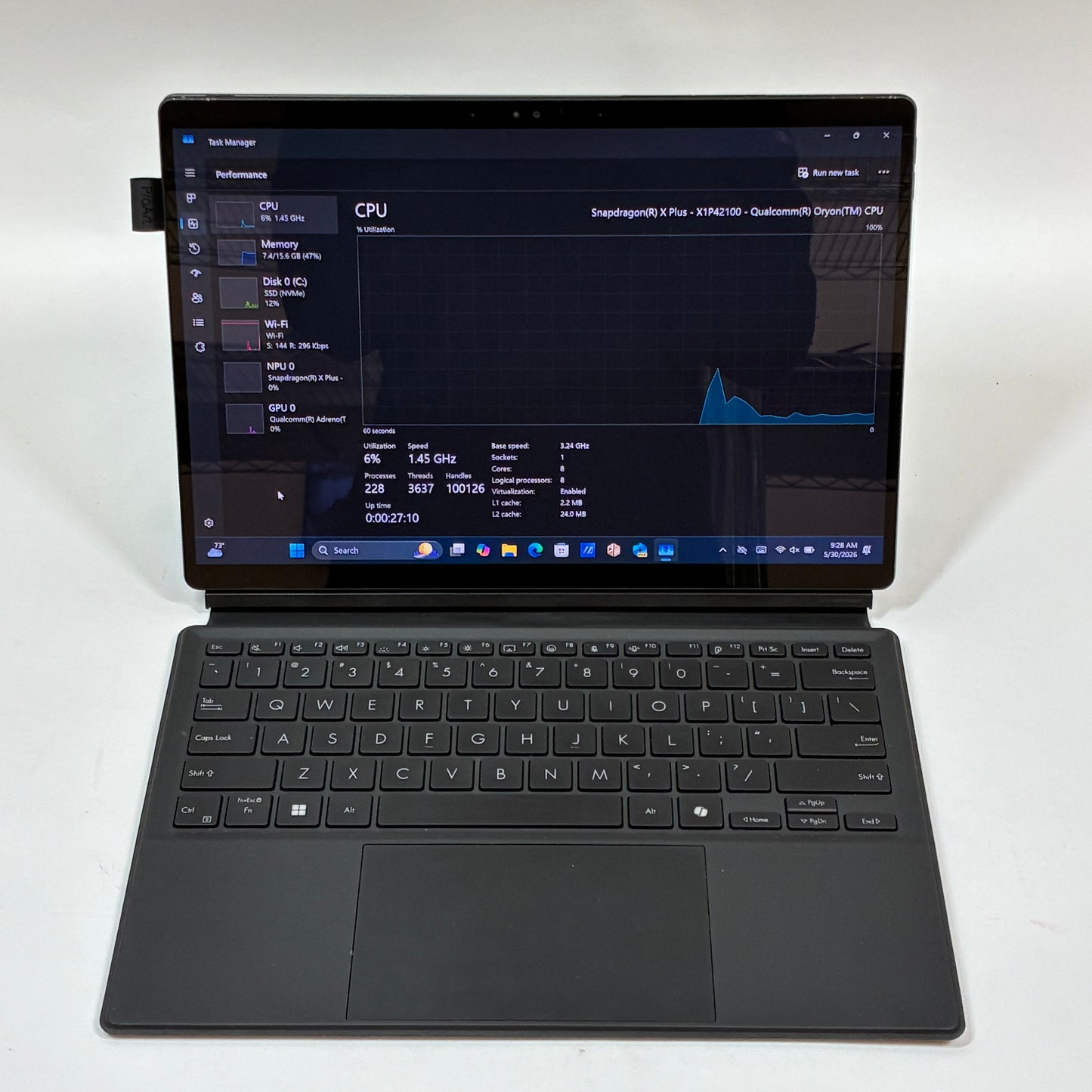 Asus ProArt PZ13 HT5306Q 13.3" Snapdragon X Plus 1.7GHz 16GB RAM 1TB SSD