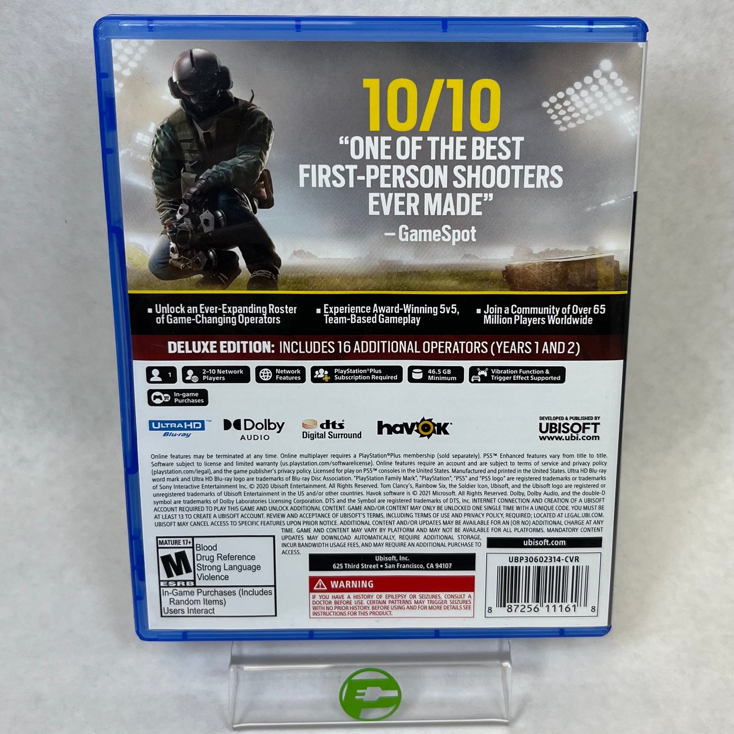 Rainbow Six Siege: Deluxe Edition (Sony PlayStation 5 PS5, 2021)