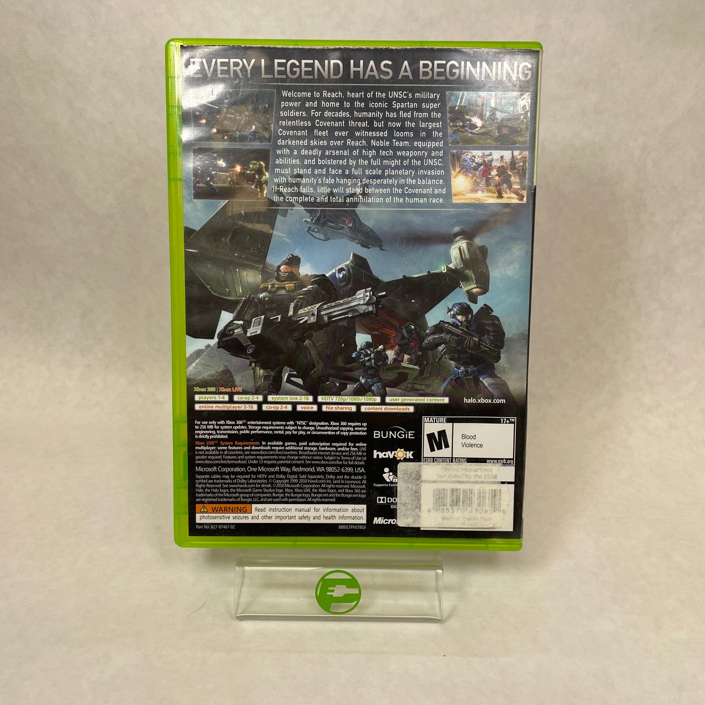 Halo Reach (Microsoft Xbox 360, 2010)