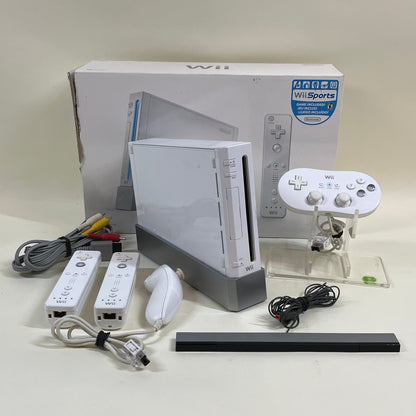 Nintendo Wii Video Game Console RVL-USA-1 White