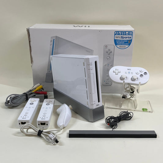 Nintendo Wii Video Game Console RVL-USA-1 White
