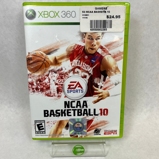 NCAA Basketball 10 (Xbox 360, 2009)