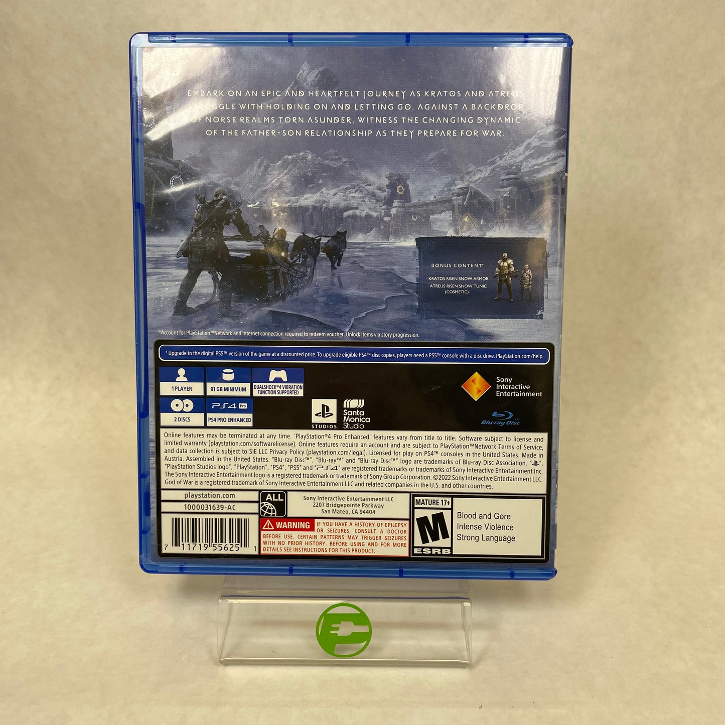 God Of War Ragnarok (Sony PlayStation 4 PS4, 2022)