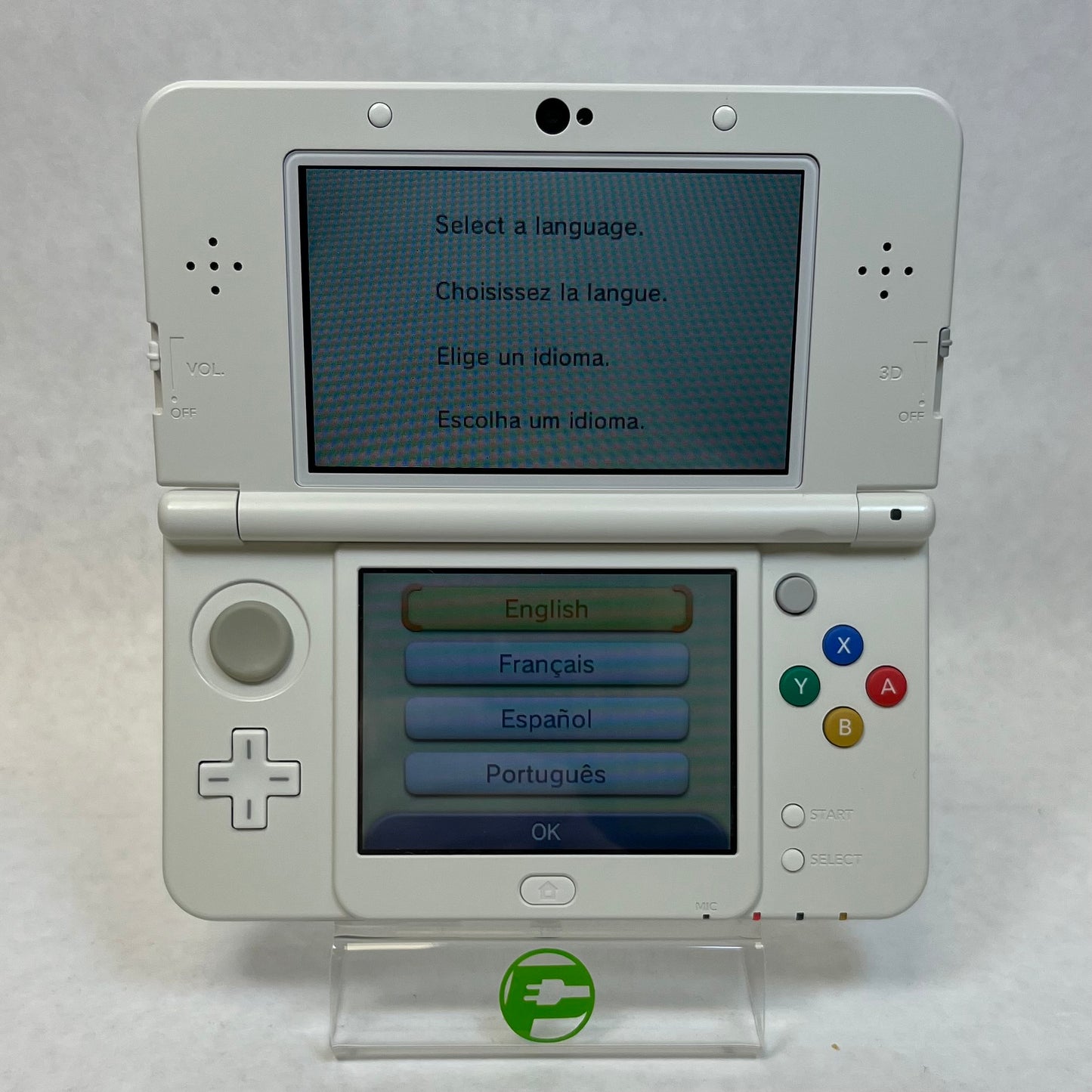 Nintendo 3DS Handheld Game Console CTR-001 Super Mario Bros White Edition