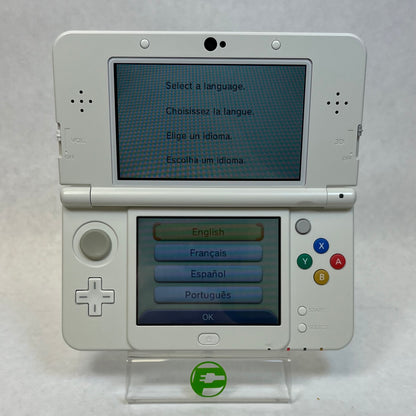Nintendo 3DS Handheld Game Console CTR-001 Super Mario Bros White Edition