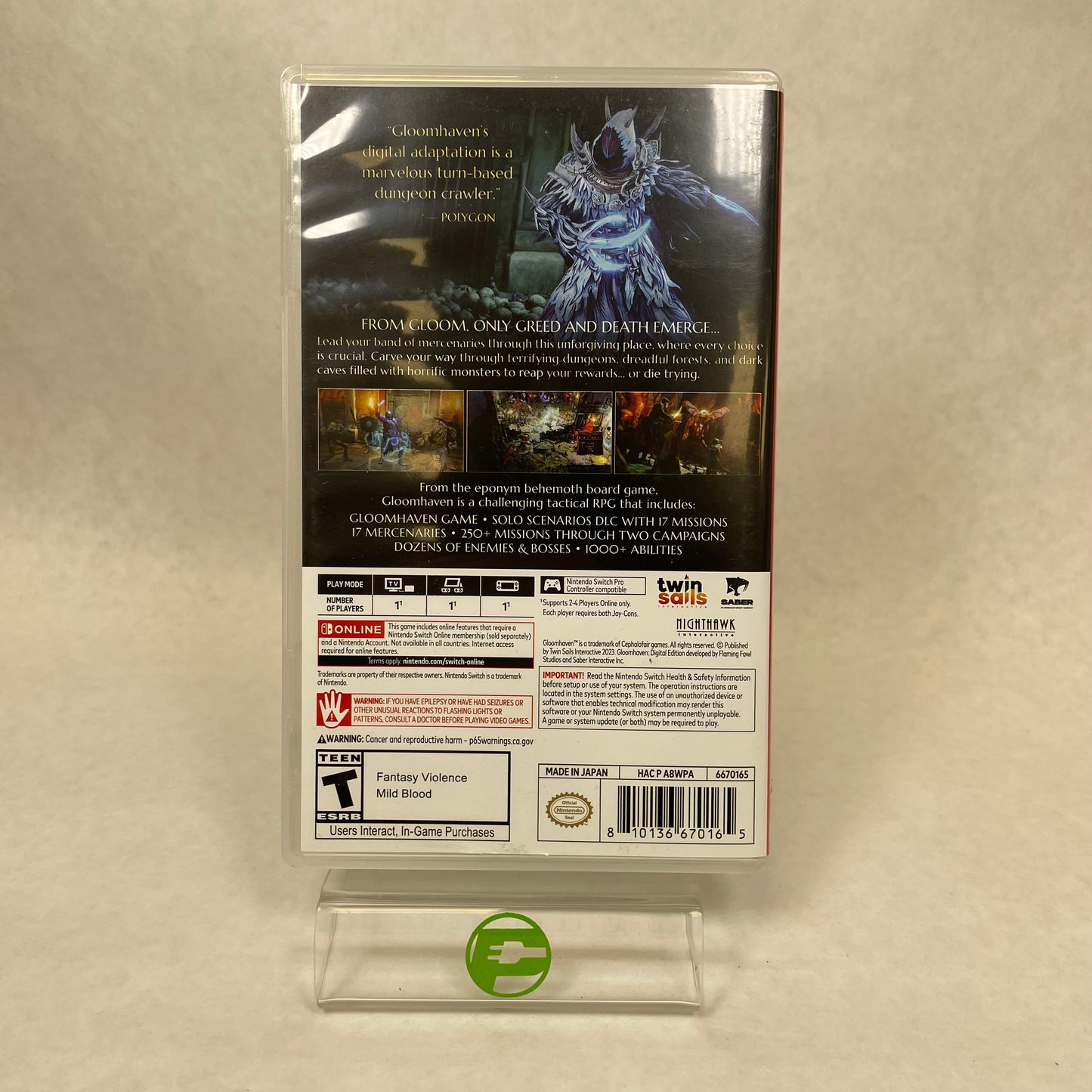 Gloomhaven Mercenaries Edition (Nintendo Switch, 2023)