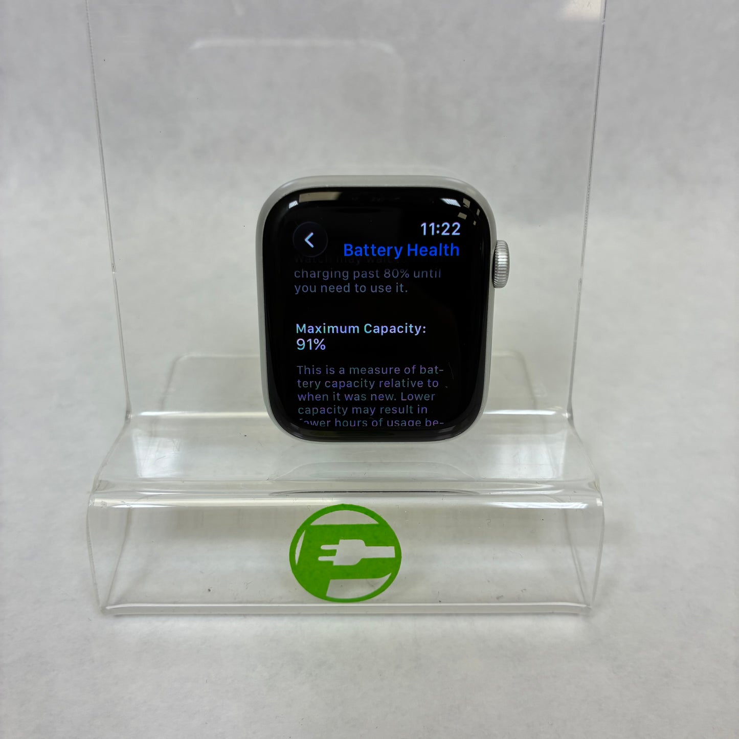 Unlocked Apple Watch SE 2nd Gen 44MM Silver Aluminum MXG43LL/A