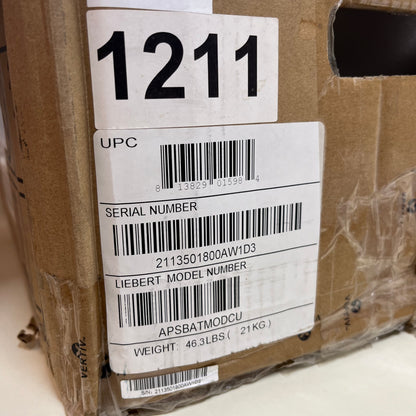 Liebert APS Battery Module Vertiv Liebert APS Battery Module Kit APSBATMODCU