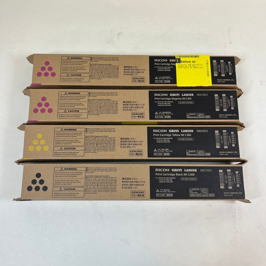 New Ricoh Savin Lanier IM C300 2-M 1-Y 1-K Toner Cartridge 842378 842380 842381